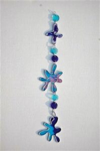 raamhanger vrije vorm blauwpaars